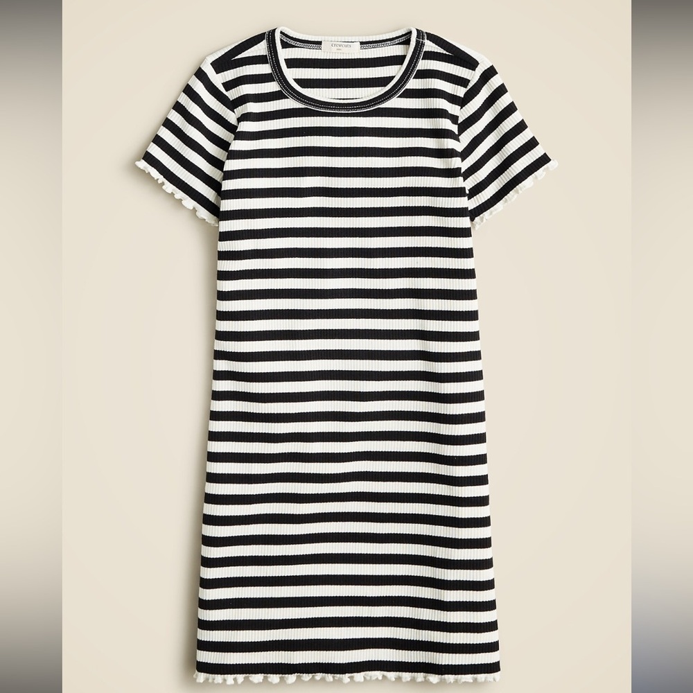 JCrew Girls' vintage rib T shirt dress, size 5 (runs slightly small)